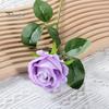Simulated Flower Decor Artificial Rose Branch with Stem Home Wedding Party Faux Floral Arrangement Indoor Outdoor Garden Decoration Photo Props