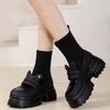 High-value Thick-soled Socks Boots Women's Autumn New Round Head High-heeled Elastic Boots Small Short Boots Fashion Single Boots