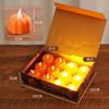 12Pcs Halloween Pumpkin Lights Glow In The Dark Electronic Candle Decorative Props for Party Haunted House Festival Scene Setup Scary Ghost Lanterns