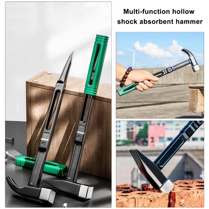 Professional Shock Reducing Hammer with Comfortable Grip Handle for Constructions Home Repair Building and Renovations