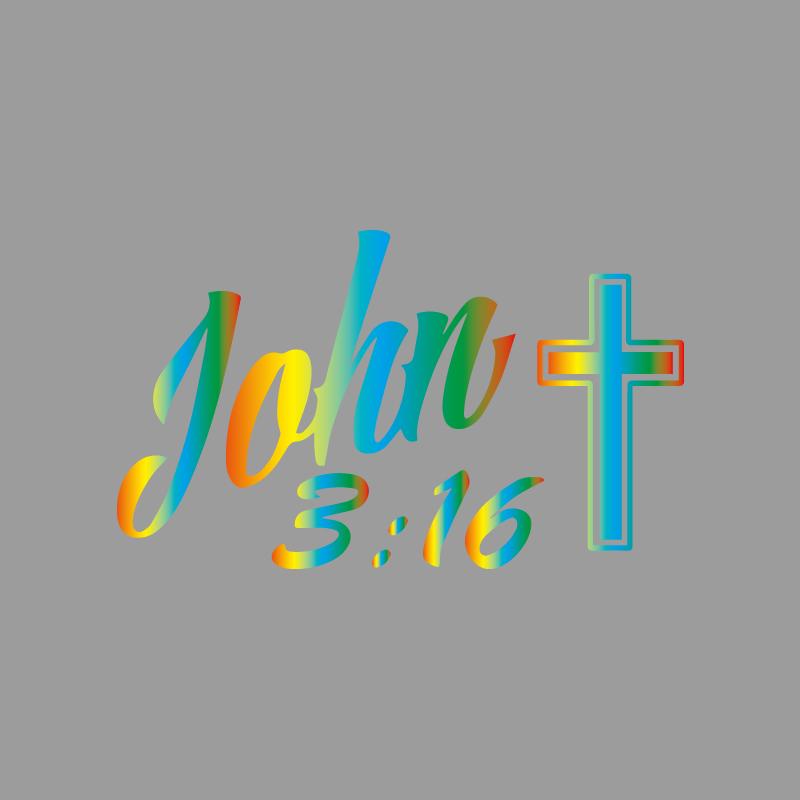 

Praying the Cross John 3:16 creative&funny stickers for cartoon fans&lover,high quality for car trucks motorcycles & laptops S