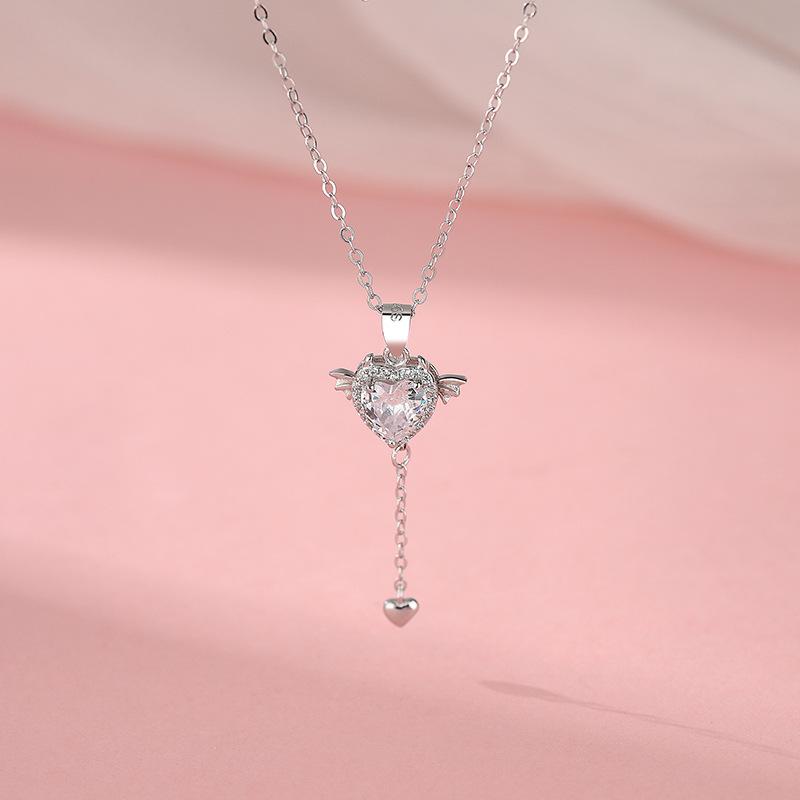 Креативное ожерелье с кисточками «Демоническая любовь» Ожерелье с кисточками «Ангеловая любовь» Милое универсальное