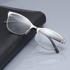 Retro Metal Cat Eye Reading Glasses Women Blue Light Blocking Presbyopia Eyeglasses with Diopter +1.0 1.5 2.0 2.5 3.0 3.5.4.0