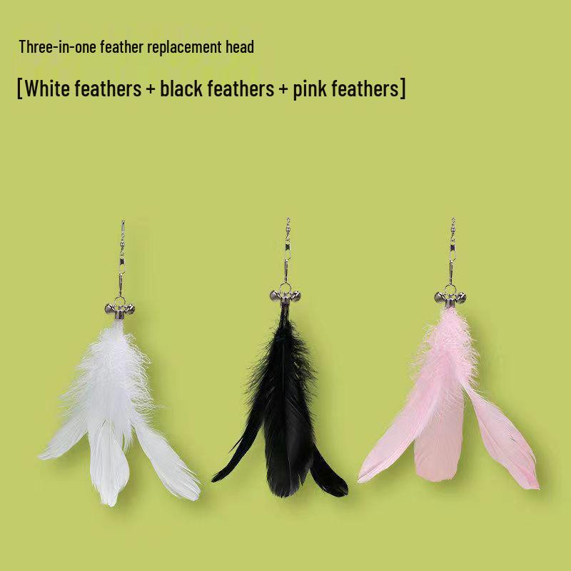

Interactive Detachable Feather Cat Teaser with Strong Suction Cup
