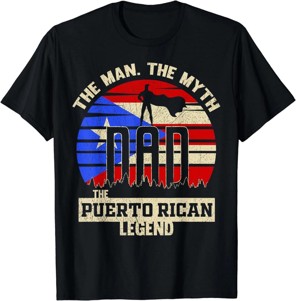 The Man The Myth The Puerto Rican Legend Dad Gift Unisex T-Shirt