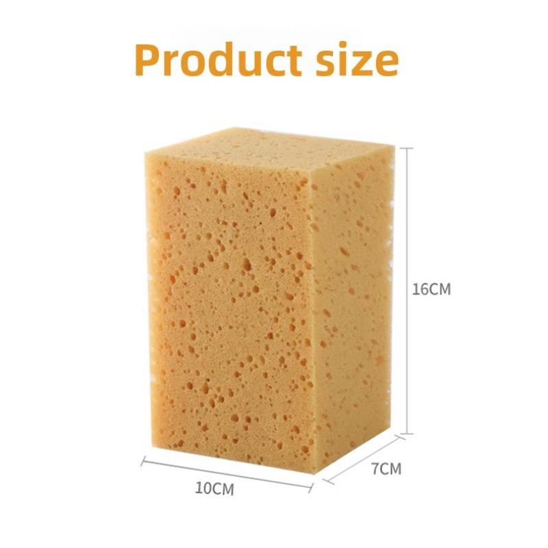Großer verschlüsselter Korallen-Autowaschschwamm, quadratischer Waben-Schaumstoff-Autoreinigungsschwamm, Autowasch-Reinigungswerkzeug