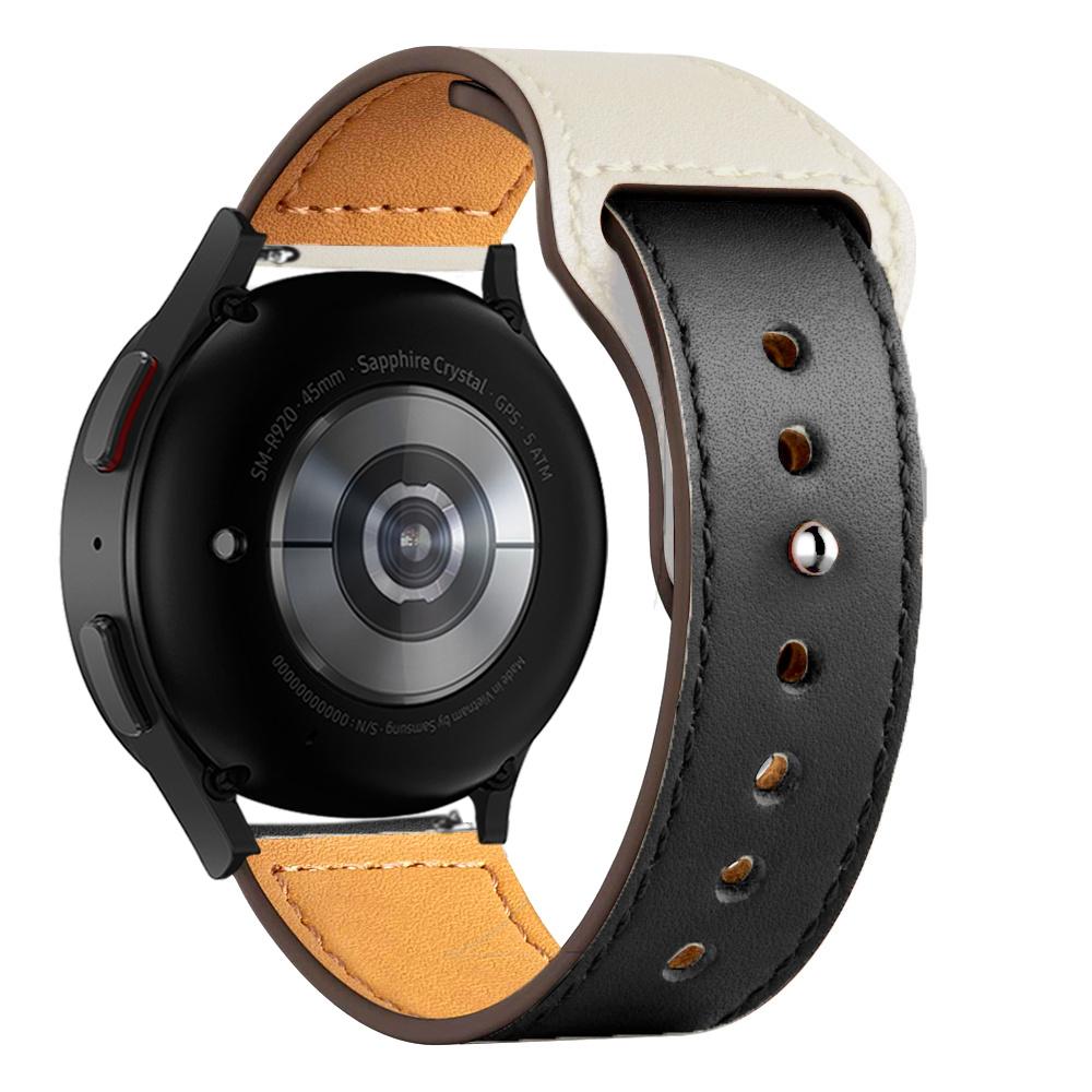 20mm 22mm Band For Samsung Galaxy watch 4/7/5 Pro/6/classic/Gear s3 40mm 44mm Leather bracelet correa Huawei GT/2e/3/4/5 straps