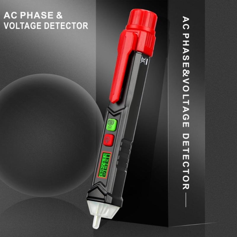 Voltage Tester/Non Contact Voltage Tester Adjustable Sensitivity Voltage Detector Tester Pen Live/Null Wire Tester