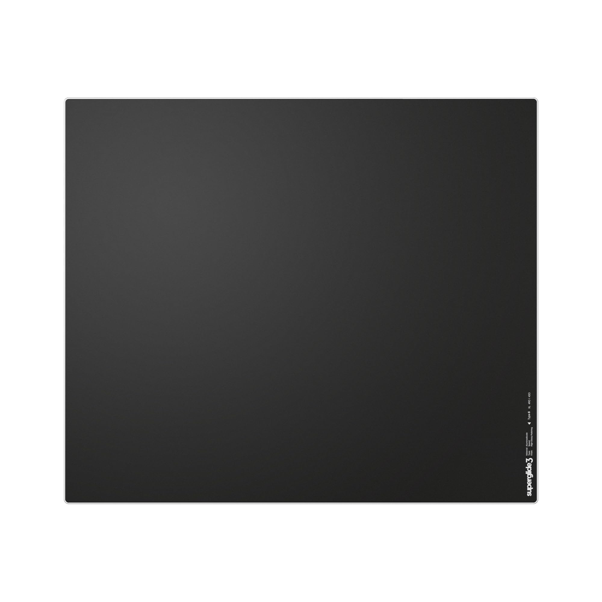 Игровой коврик для мыши Pulsar Gaming Gears eSports Specification Superglide3 Glass 49см x 42см, Нескользящий, (XL, Черный)