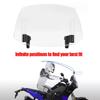 Motorcycle Universal Modified Heightened Windshield Windshield Installed Moto Windshield Extension ABS Plastic