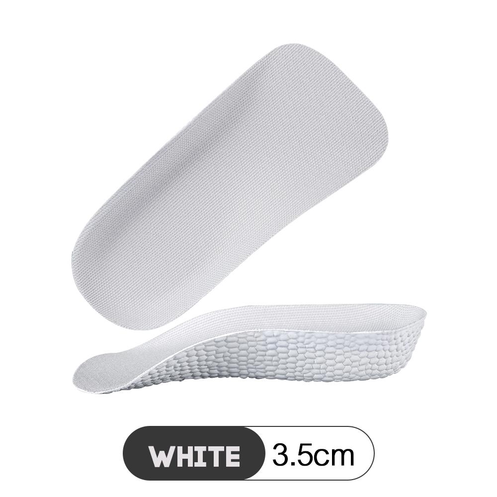 1.5-3.5CM Invisible Height Increasing Insole Orthopedic Arch Support Insole Soft Elastic Light Weight for Men Women Shoes Pads