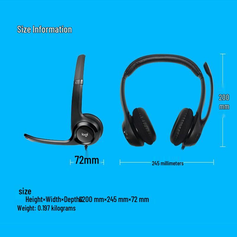 Logitech (G) Wired Stereo Headset with Microphone