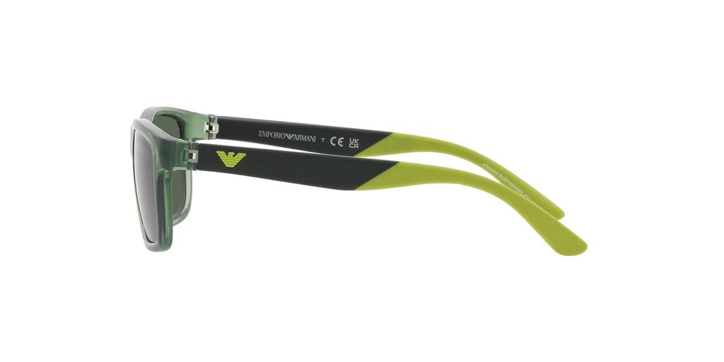 Sunglasses EK4002F Kids SHINY TRANSPARENT GREEN GREEN Lens 48 [Emporio Armani] Frame/DARK