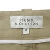 STUDIO NICHOLSON Superior Cotton Pants, Women's, Beige, Size M, 51-10-741033 Bottoms M BeigeUsed