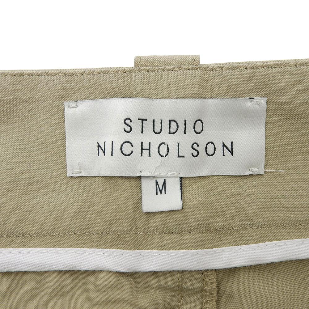 STUDIO NICHOLSON Superior Cotton Pants, Women's, Beige, Size M, 51-10-741033 Bottoms M BeigeUsed