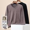Men's 100% Wool V-Neck Sweater - Thickened Winter 2025 Edition