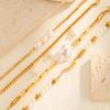 Chic Pepper Imitation Pearl Bead Bracelet for Women,Gold Plated Stainless Steel Chain Bracelets,Hot Sale Jewelry Gift