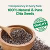 Zandu Chia Seeds 200GM X Pack of 2 | Premium Raw Seeds Rich in Protein, Omega-3 & Dietary Fiber for Healthy Eating