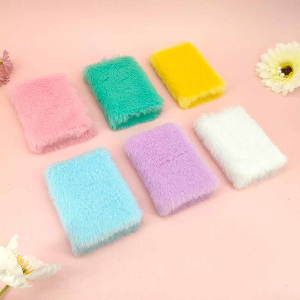 Mini Notepad Stylish Plush Mini Notebook Small Journal Book Keychain Diary For Stationery Enthusiast School Children