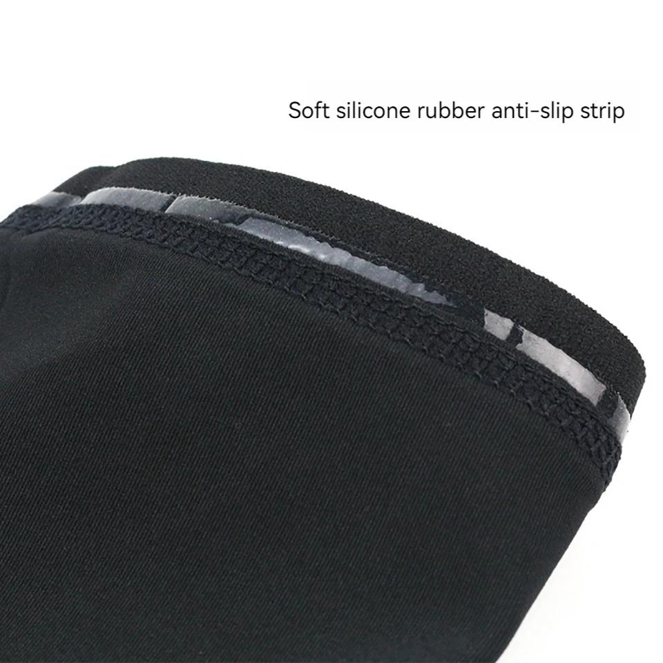 Loogdeel Elastic Sports Elbow Pads Ventilation Silicone Anti-Slip Arm Protector for Basketball Tennis