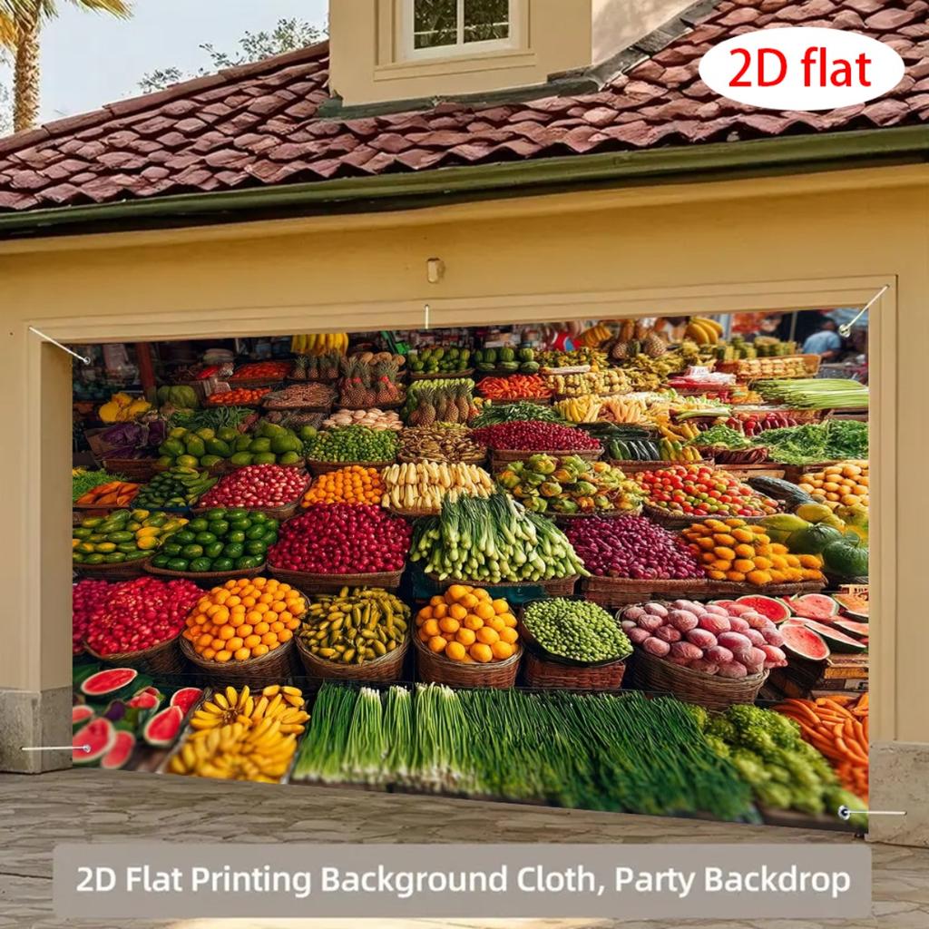 2D plane 1 piece of rural-style background for autumn harvest market suitable for parties and birthday anniversary parties