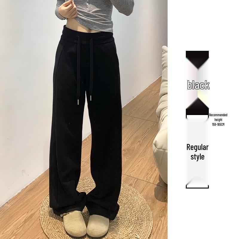 

2025 Женские темно-серые утягивающие джоггеры: Повседневные узкие/широкие спортивные штаны для весны/лета Small