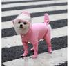 Traction Puppy Four-legged Raincoat Waterproof All-inclusive Small Dog with Feet Bigbear Teddy Pet Rainy Day Dog Clothes