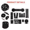 Repair Kit for TOUAREG 2004 2009 Button Decals Stickers Suitable for Radio Navigation Panel Push Button Replacement