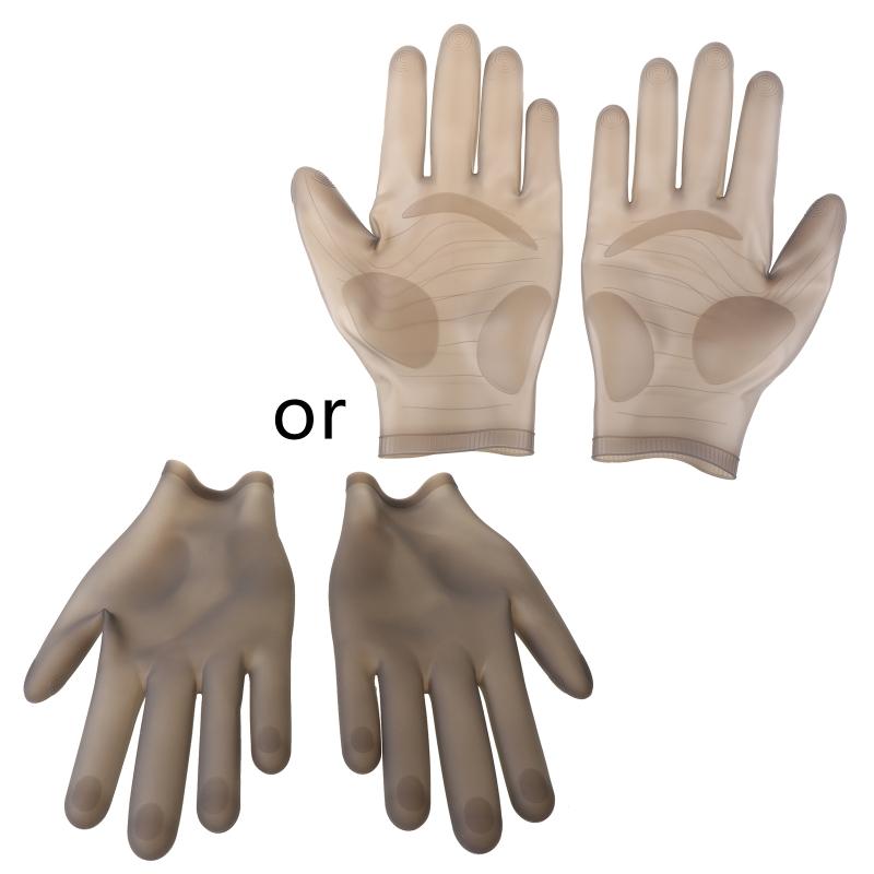 

1 пара перчаток для литья эпоксидной смолы, многоразовые безопасные силиконовые перчатки, эпоксидные перчатки, силиконовые перчатки для поделок своими руками, варежки 1 чёрный