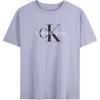 Letter Print Soft Breathable Round Neck Short Sleeve T-Shirt Women T-Shirts Light-Purple 81WL260-540