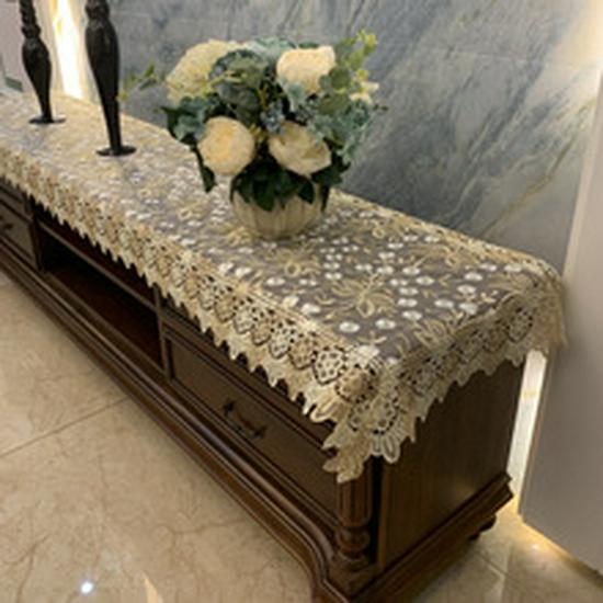 Covoraș de Masă de Cafea Rectangular European – Față de Masă Dantelată în Stil Occidental și Chinezesc