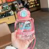 Water bottle summer Internet celebrity new water cup large capacity high value boys and girls straw cup sports portable space cup