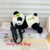 Panda Cartoon Girls Plush Backpack With Zipper Closure And Inner Pocket Perfect