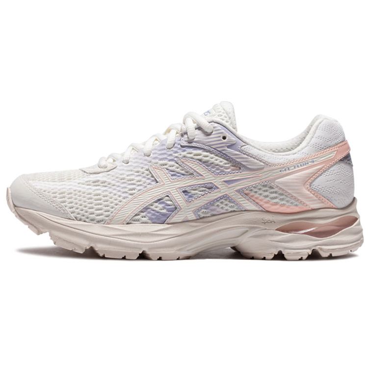Asics Gel-Flux 4 Comfortable Cushioning Fabric Synthetic Leather Durable Breathable Rebound Low-Top Running Shoes Women sneaker 1012A523-111