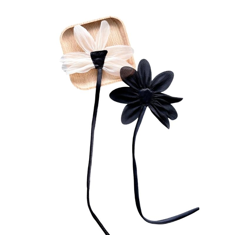 2pcs Cloth Fabric Flower Brooch Pins Lace Flower Corsage Lapel Pin for Cloth Handmade Jewelry Wedding Party Accessories