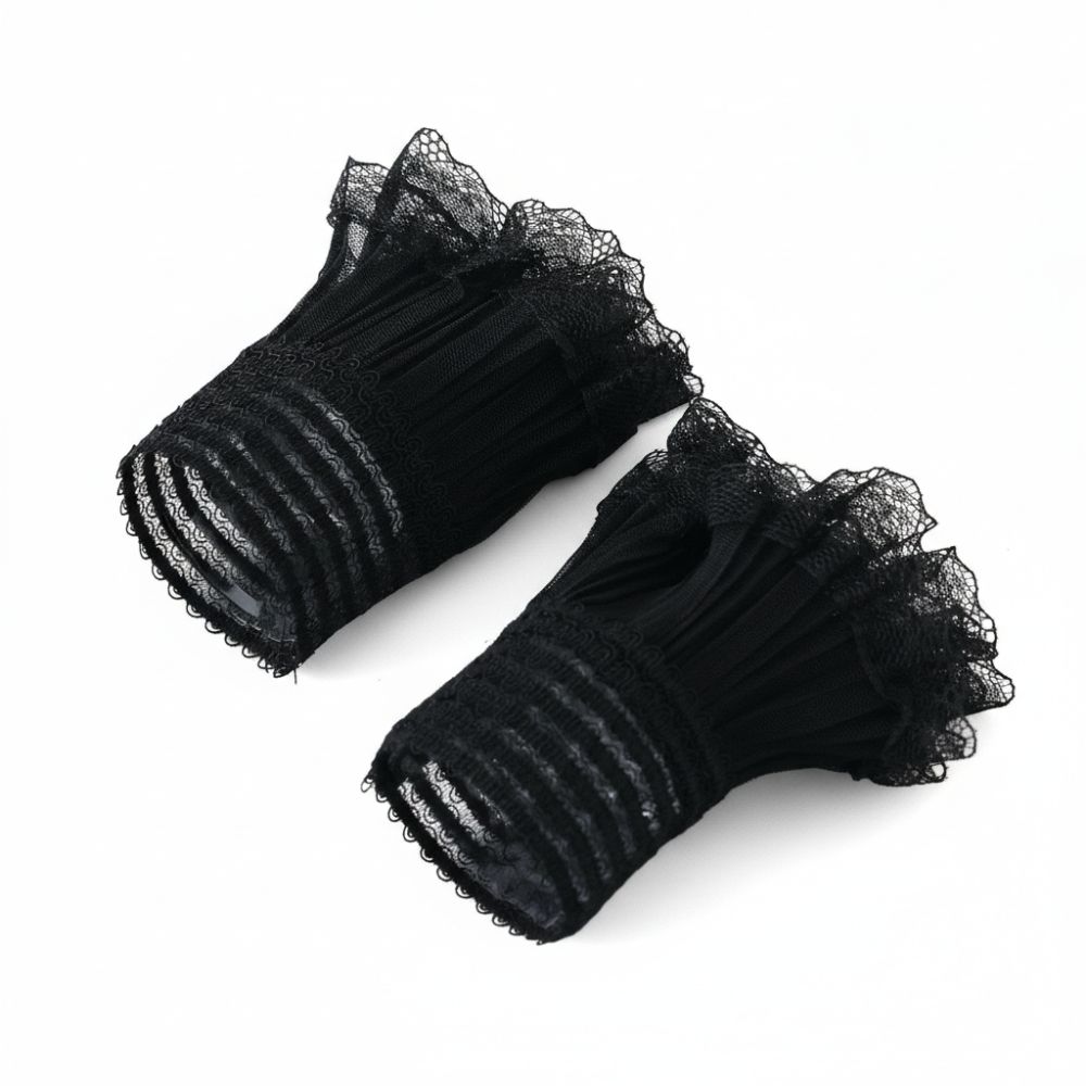White Black Fake Cuff Detachable Lace Cuff New False Sleeve Cuffs