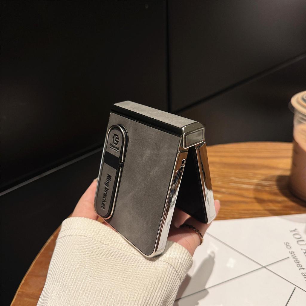 Samsung Z-Flip 7/6 Opvouwbare Valbestendige Hoes met Vingertopstandaard