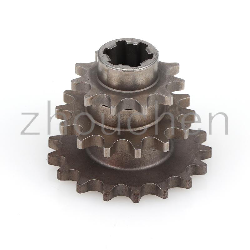 Front Gear Box Sprocket T8F 11T 14T 17T 20T Pinion Sprocket Chain Cog Metal For 47cc 49cc Minimoto ATV Mini Bike Moped Scooter