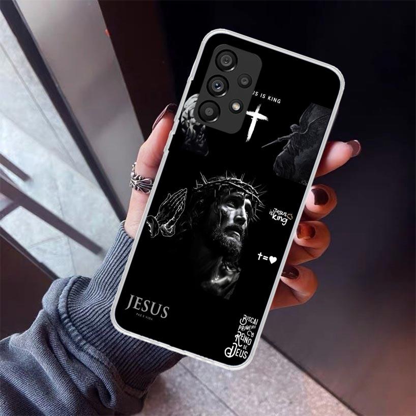 Jesus Bible Phone Case For Samsung Galaxy A52 A51 A50S A32 A22 A12 A02S A72 A71 A31 A70 A30S Note 20 Ultra 10 Plus S10 Galaxy A5