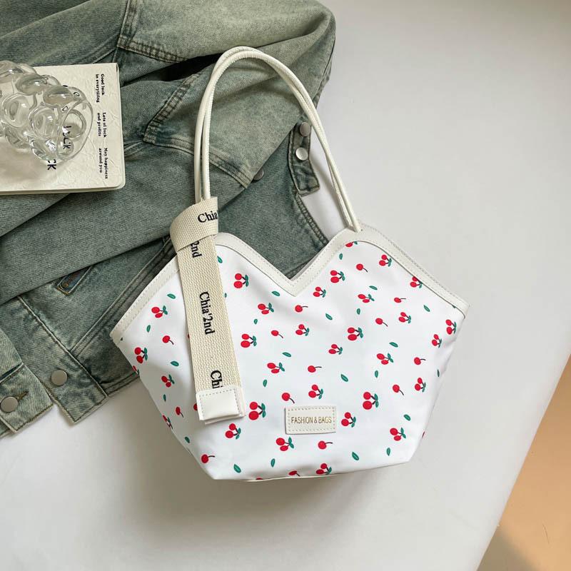 

Сумка большой вместимости для поездок на работу, женская, 2025, новая модная сумка-тоут в горошек, универсальная, в зарубежном стиле, на плечо, подмышку