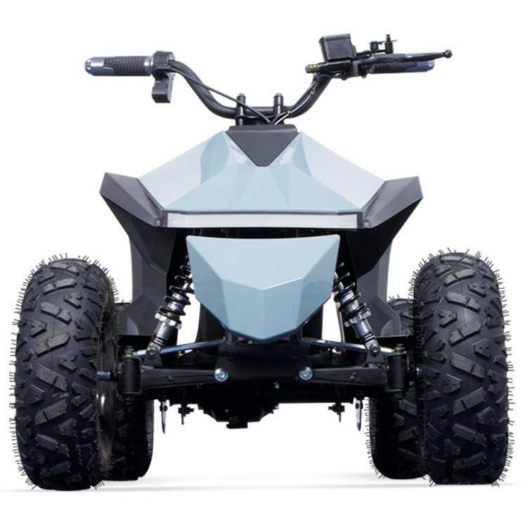 Dziecięcy Elektryczny ATV Terenowy z Amortyzacją - Czarny Czterokołowy Pojazd Terenowy