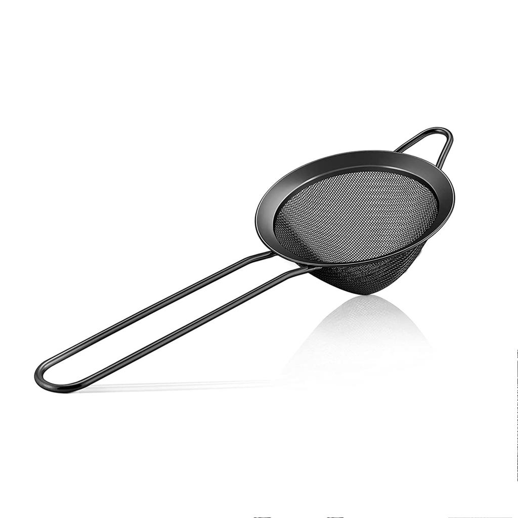 304 Stainless Steel Mesh Strainer Fine Tea Strainer with Long Handle Colanders Mesh Strainers Sieve for Cocktail Coffee Flours