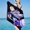 Gothic Corpse Beauty In Bloom Beach Towel, Super Soft Microfiber, Gift for Her/Him, Birthday, for Pool, Beach, Travel, Home Decor Fan Gifts