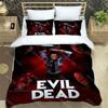 Set Biancheria da Letto Stampata The Evil Dead Set di Articoli Raffinati Copripiumino Set Piumone Letto Set Biancheria da Letto Lussuoso Regalo di Compleanno