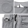 Minimalist Solid Color Crossbody Bag for Women Nylon Multi-Pocket Adjustable Strap Zipper Shoulder Bag Daily Commute Shopping