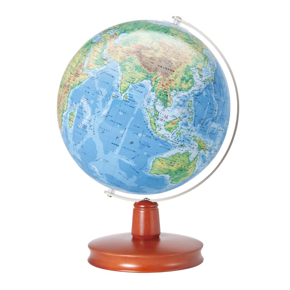 

Watanabe Teaching Aids Manufacturing Globe WB Topography Wooden Base 2305 Co., Ltd. синий