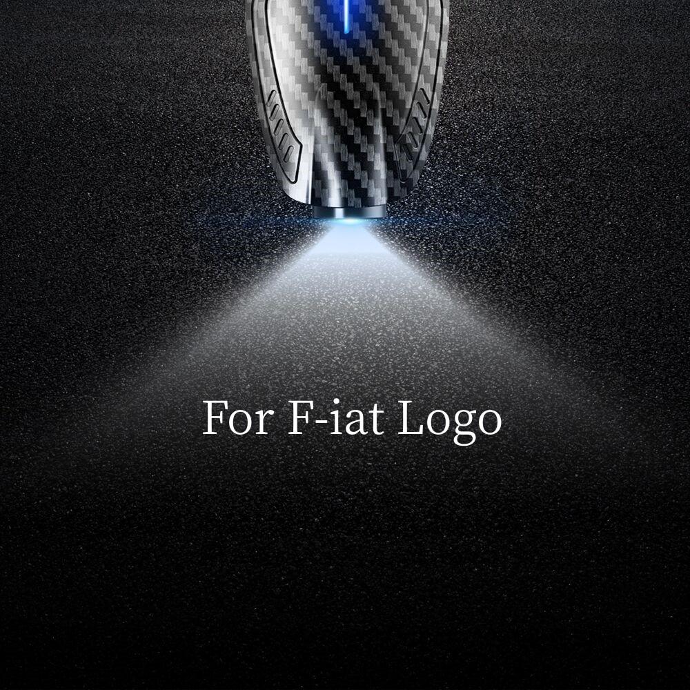 

2pcs USB Rechargeable For Panda Bravo Stilo 500 595 Abarth Logo Car Door HD LED Lamps Projector Courtesy Welcome Lights 2PCS