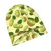 2D Flat Printing Kiwi Fruit Slice Modern Adult Beanie Designed To with Laid Back Street Style or Elevate Simple Outfits with Understated Edge, 2D Flat