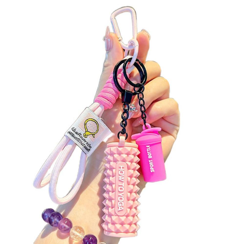 Water Cups Simulation Dumbbells Keyring Detachable Fitness Series Pendant  Bodybuilder