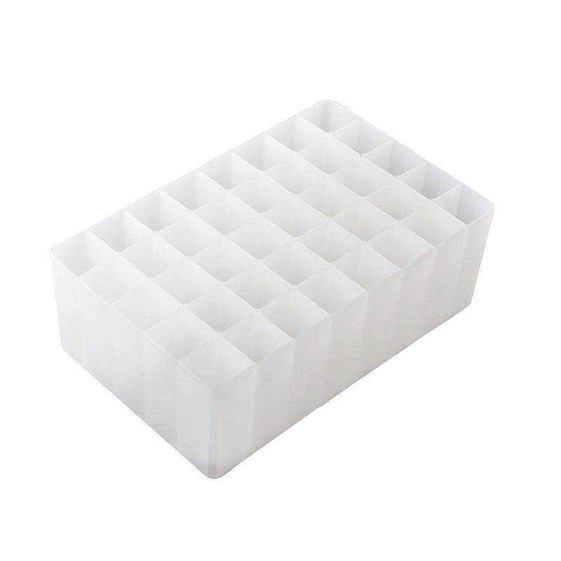 Boîte de rangement pour pinceaux à ongles Support pour pinceaux de maquillage Organisateur support en plastique pour outils à ongles Étagère d'exposition pour pinceaux d'art des ongles